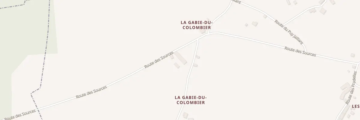Plan du 3811 Rte des Sources à Meuzac