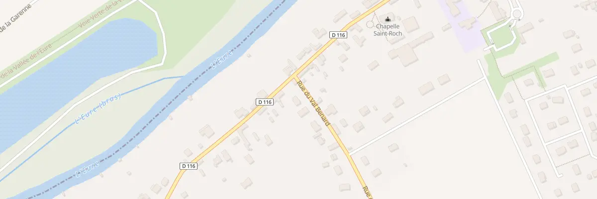 Plan du 2 Rue du Val Bénard à Sorel-Moussel