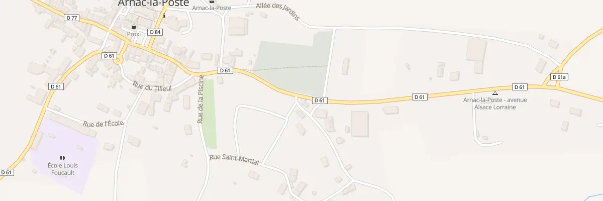 Plan du 3 Rue Saint Martial à Arnac-la-Poste