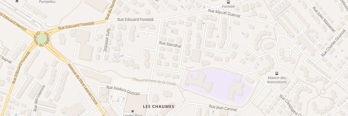 Plan du 15 Rue Stendhal à Montauban