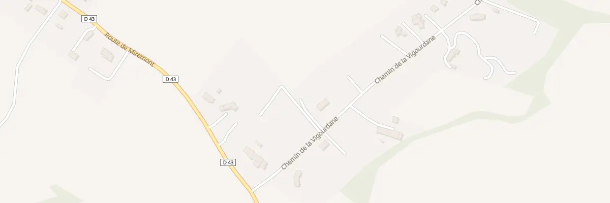 Plan du 151 Che de la Vigourdane à Beaumont-sur-Lèze