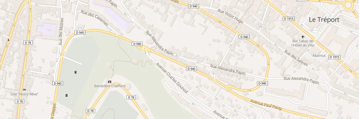 Plan du 67 Rue Alexandre Papin au Tréport