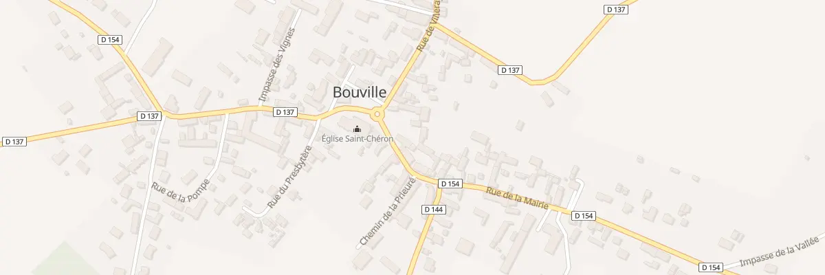 Plan du 1 Rue de la Mairie à Bouville
