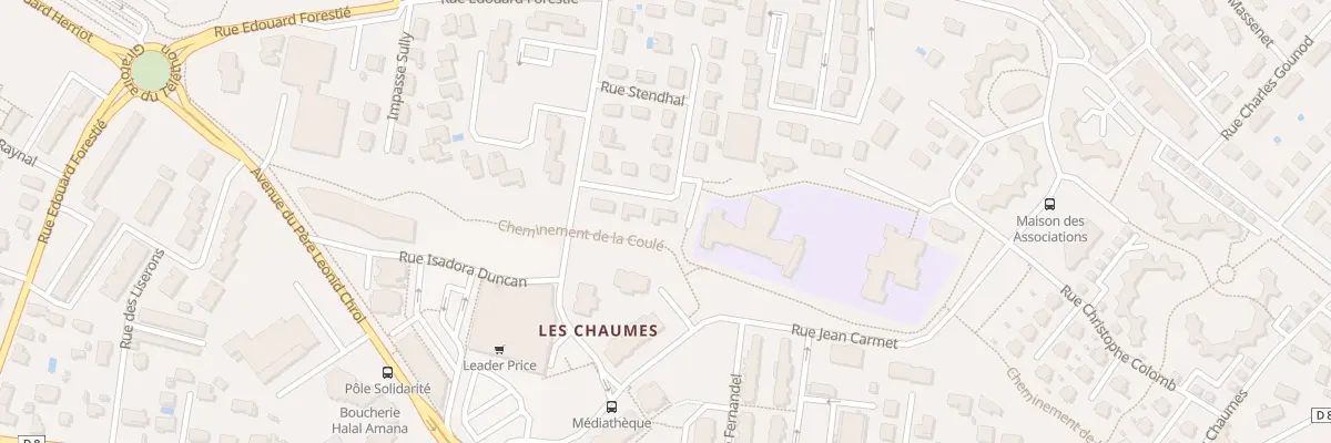Plan du 6 Rue Stendhal à Montauban