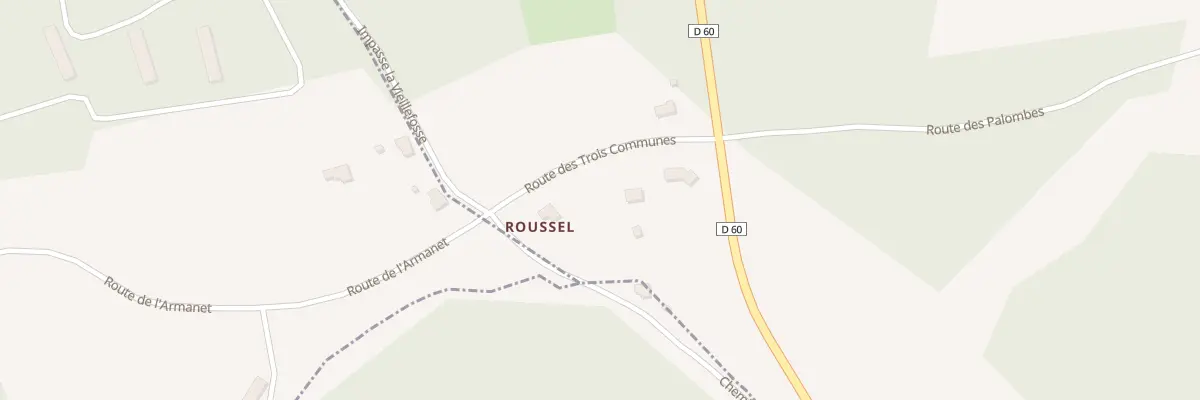 Plan du 109 Rte des Trois Communes aux Coteaux Périgourdins