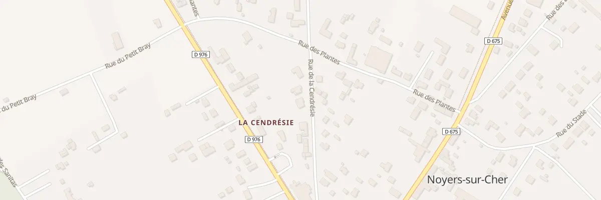 Plan du 11 Rue de la Cendresie à Noyers-sur-Cher