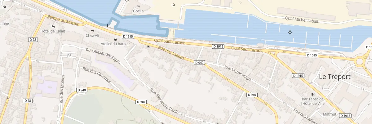 Plan du 44 Rue du Docteur Pépin au Tréport
