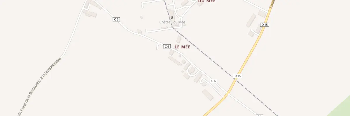 Plan du 7 Le Mee à Villegouin