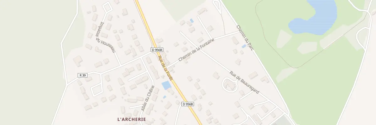 Plan du 2 Che de la Fontaine à Cellettes