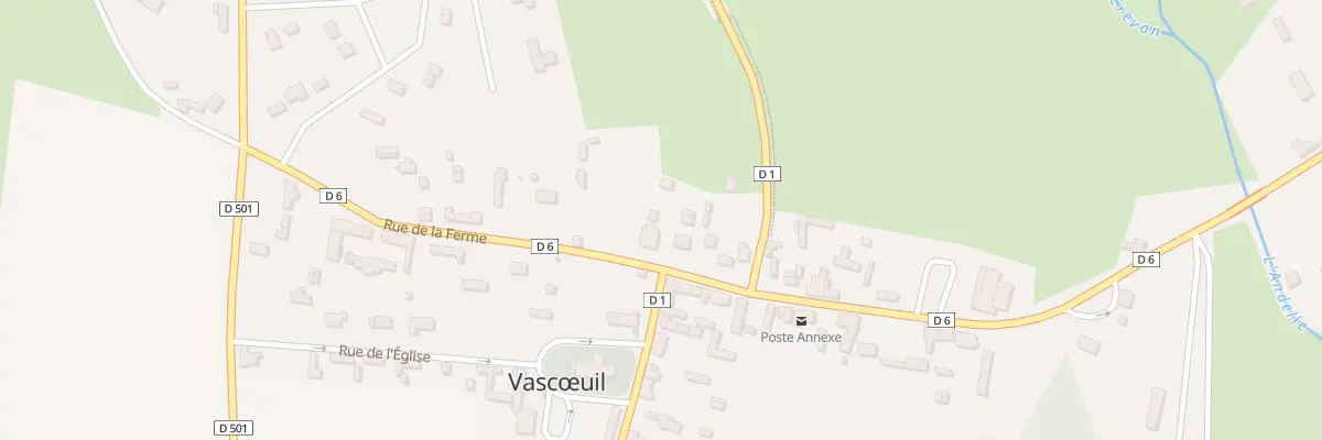 Plan du 1 Rue de la Gare à Vascœuil