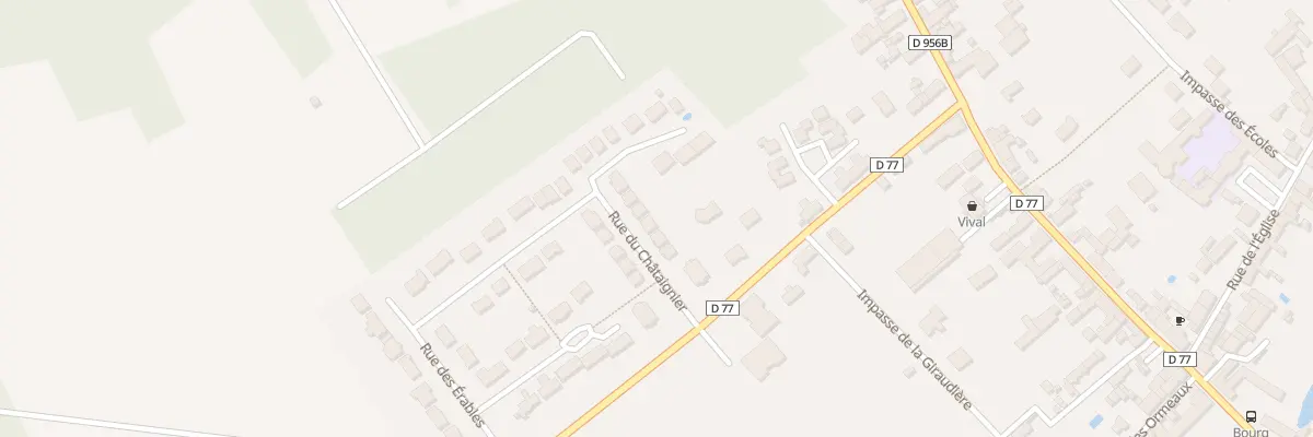 Plan du 8 Rue du Châtaignier à Cellettes