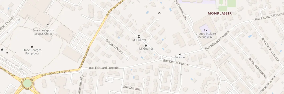 Plan du 810 Rue Marcel Guerret à Montauban