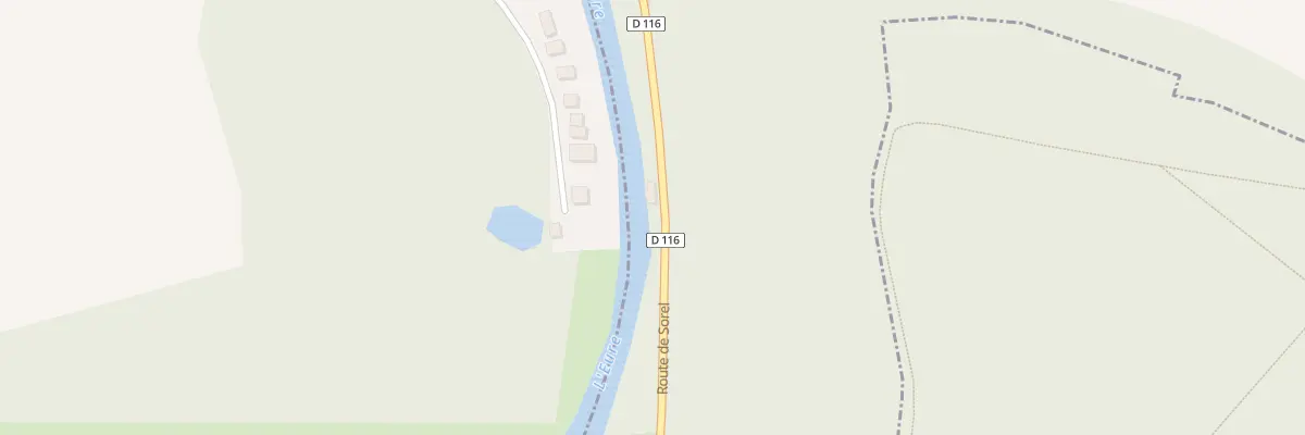 Plan du 1 Rte de Sorel à Montreuil