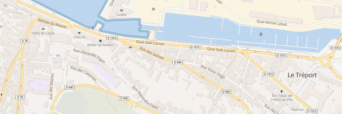 Plan du 25 Rue du Docteur Pépin au Tréport