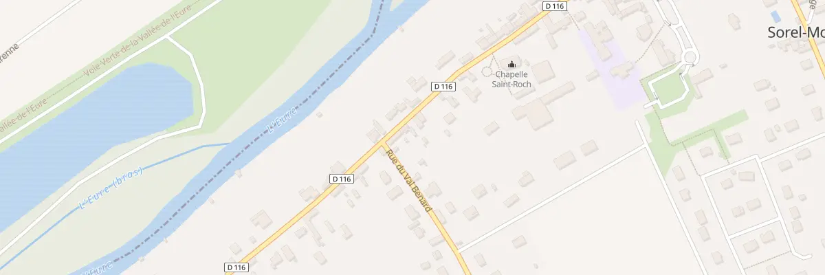 Plan du 59 Rue Jean Moreau à Sorel-Moussel