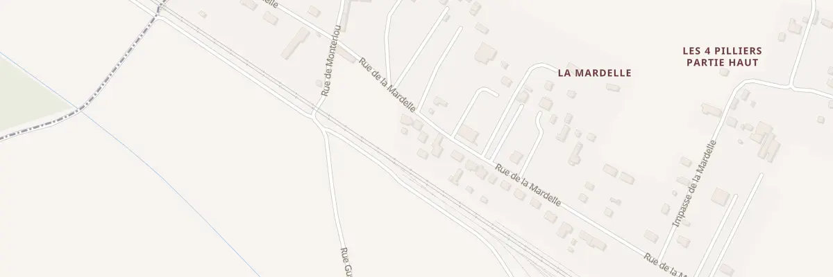 Plan du 71 Rue de la Mardelle à Noyers-sur-Cher