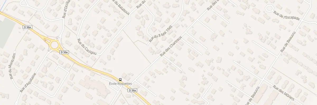 Plan du 1 Rue des Chartreux à Roquettes