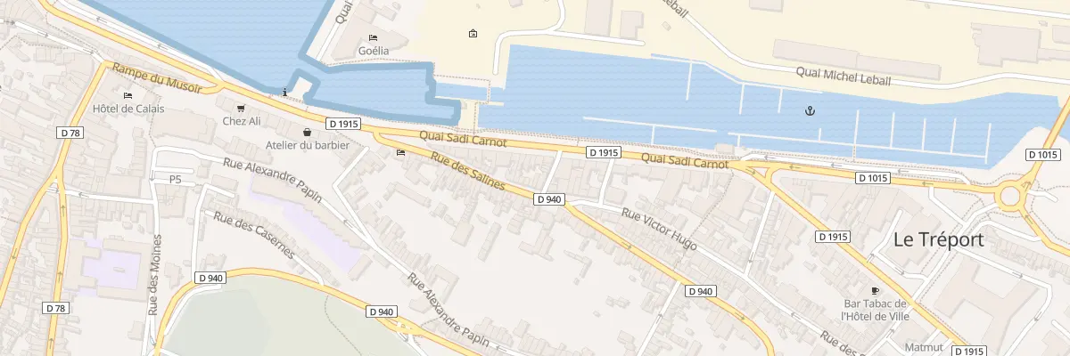 Plan du 27 Rue du Docteur Pépin au Tréport