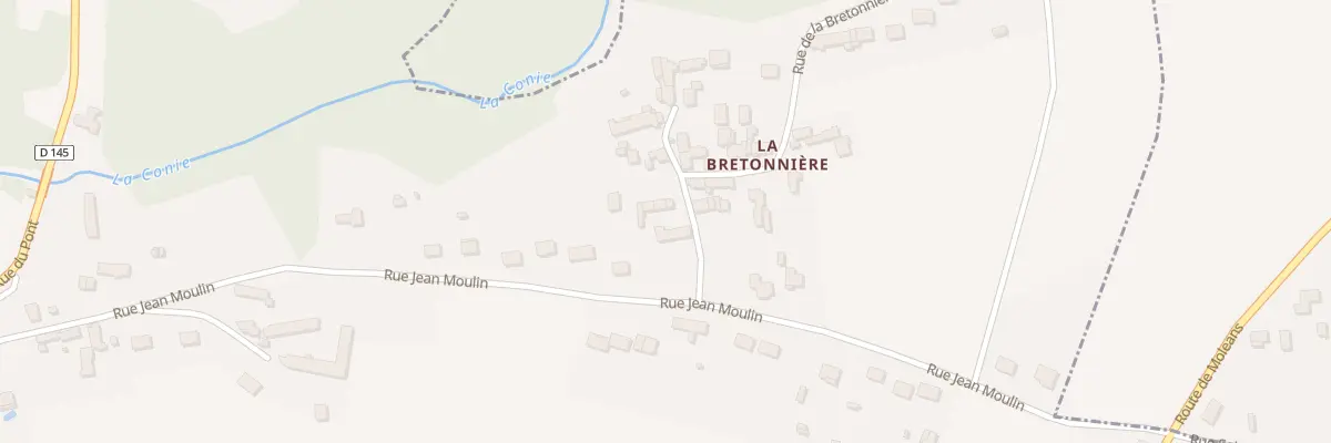 Plan du 1 Rue de la Bretonniere à Donnemain-Saint-Mamès
