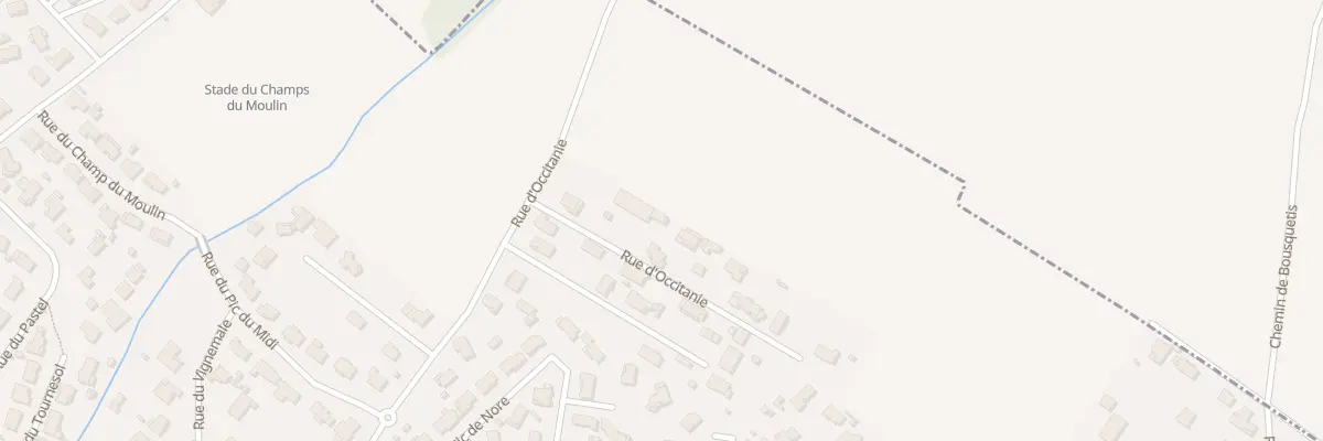 Plan du 46 Rue d’Occitanie à Roquettes