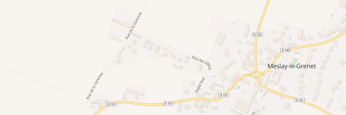 Plan du 5 Rue des Alleux à Meslay-le-Grenet