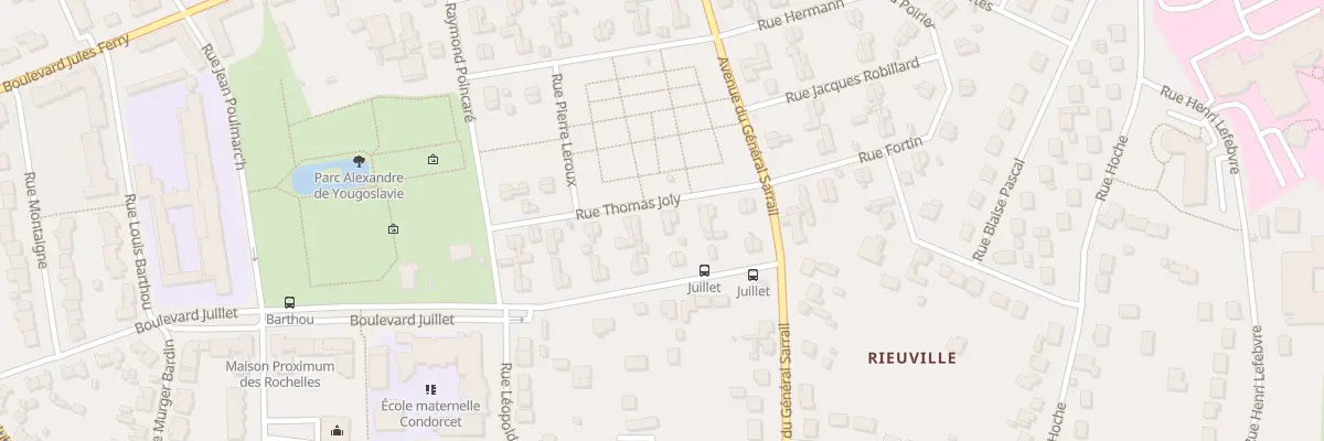 Plan du 11 Rue Thomas Joly à Dreux