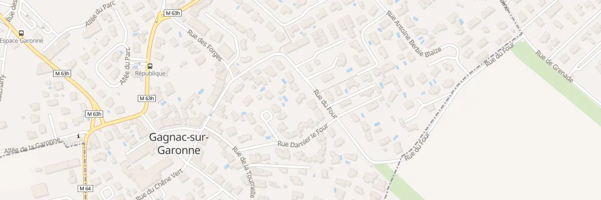 Plan du 16 Rue du Four à Gagnac-sur-Garonne