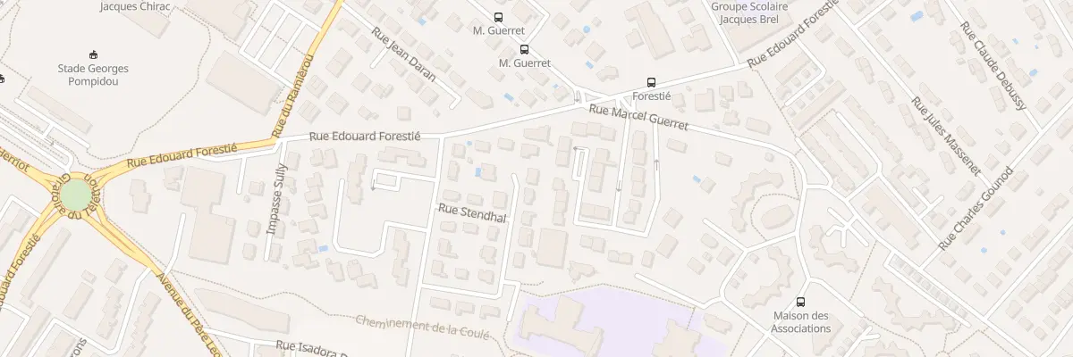 Plan du 16 Rue Stendhal à Montauban