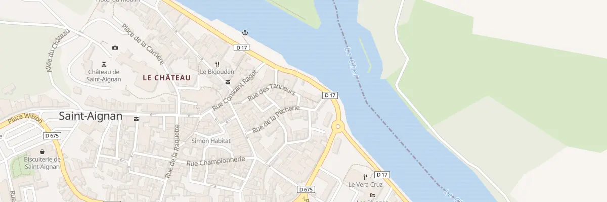 Plan du 3 Rue des Tanneurs à Saint-Aignan