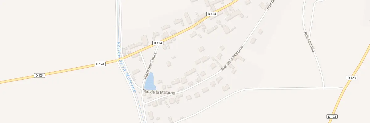 Plan du 22B Rue de la Malorne à Ermenonville-la-Grande