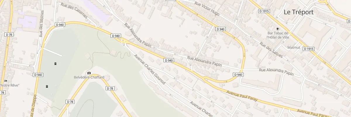 Plan du 164 Rue du Docteur Pépin au Tréport