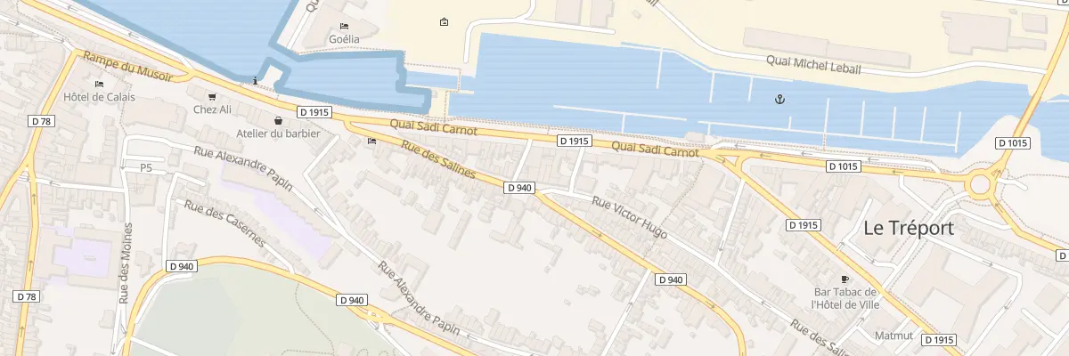 Plan du 5 Rue Victor Hugo au Tréport