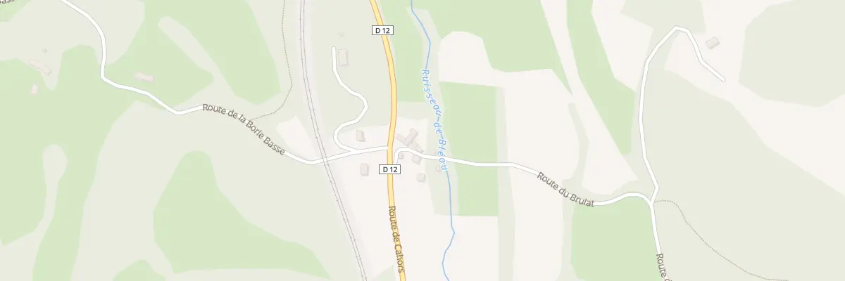 Plan du 79 Rte du Brulat à Gourdon