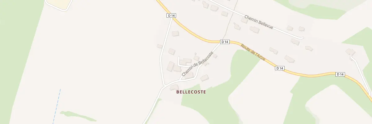 Plan du 333 Belecoste à Carla-Bayle