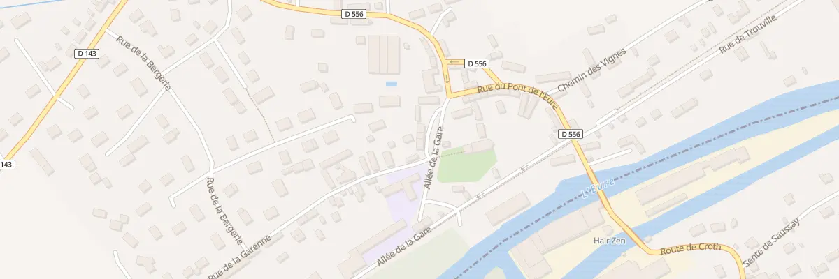 Plan du 10 All de la Gare à Croth