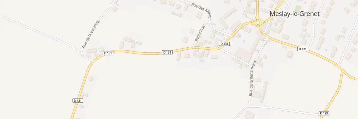 Plan du 7 Rue de la Liberation à Meslay-le-Grenet