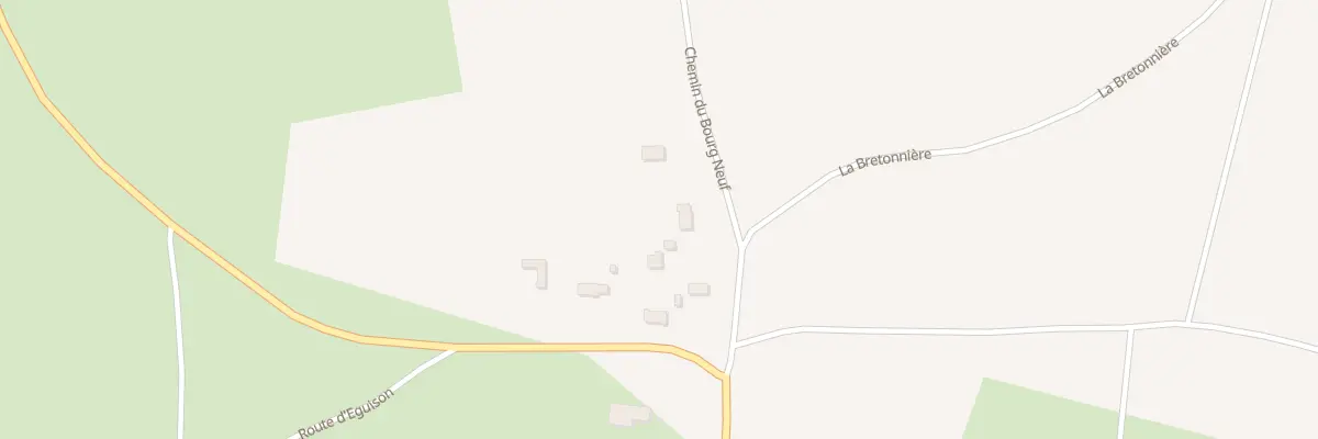 Plan du 1 Chem du Bourg Neuf à Oisly