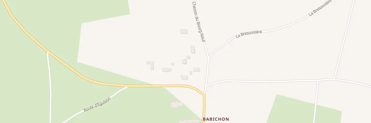 Plan du 64 Rte de Feings à Oisly