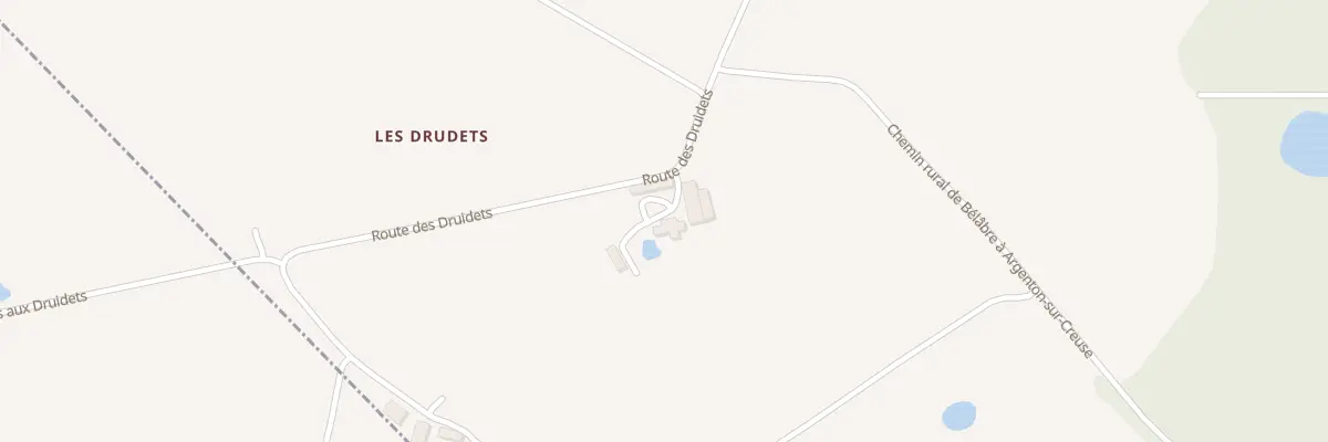 Plan du 5381 Les Drudets à Thenay