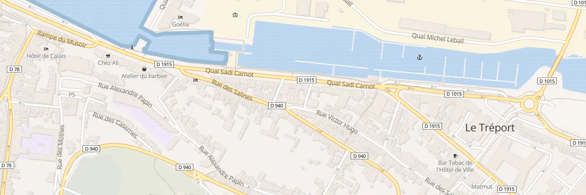 Plan du 9 Rue Victor Hugo au Tréport