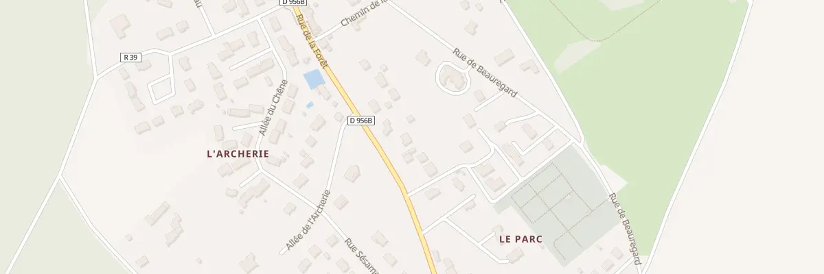 Plan du 28 Rue de la Forêt à Cellettes