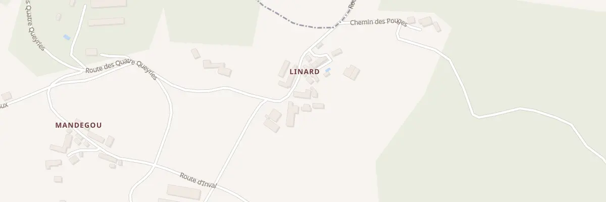 Plan du 32 Linard à Borrèze