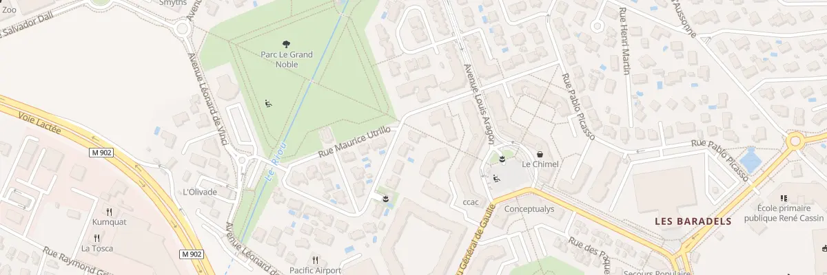 Plan du 1 Rue Joan Miro à Blagnac