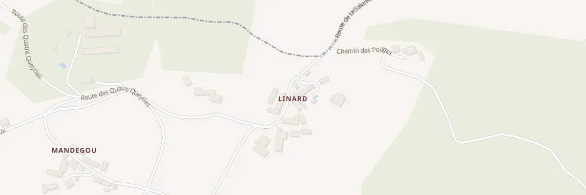Plan du 231A Linard à Borrèze