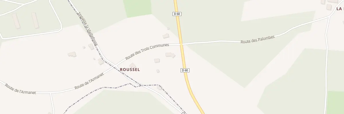 Plan du 670 La Ribaudie aux Coteaux Périgourdins