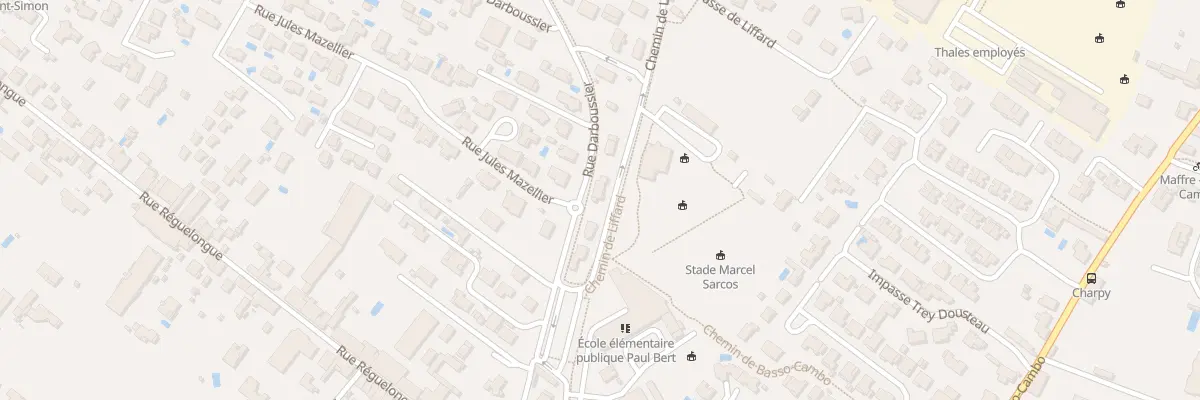 Plan du 27 Che de Liffard à Toulouse