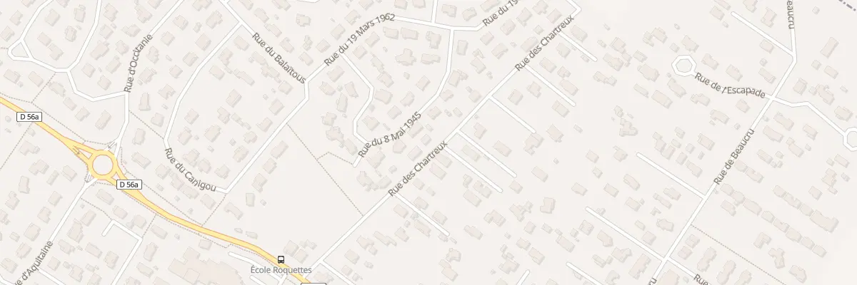 Plan du 3 Rue des Chartreux à Roquettes