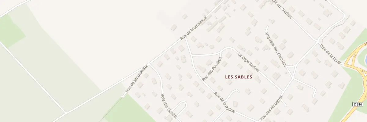 Plan du 2 Rue de la Plaine à Bouafles