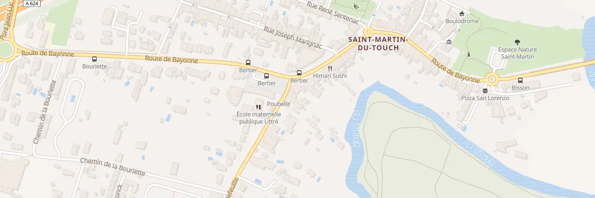 Plan du 252 Che de Tournefeuille à Toulouse