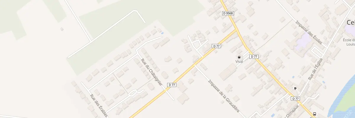 Plan du 8 Rue des Maçons à Cellettes